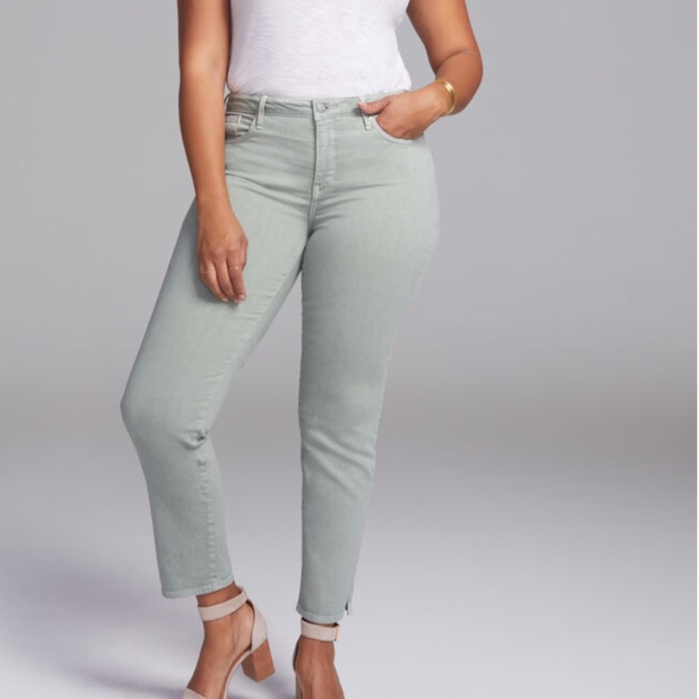 CURVES 360 BY NYDJ Slim Straight Leg Ankle Jeans